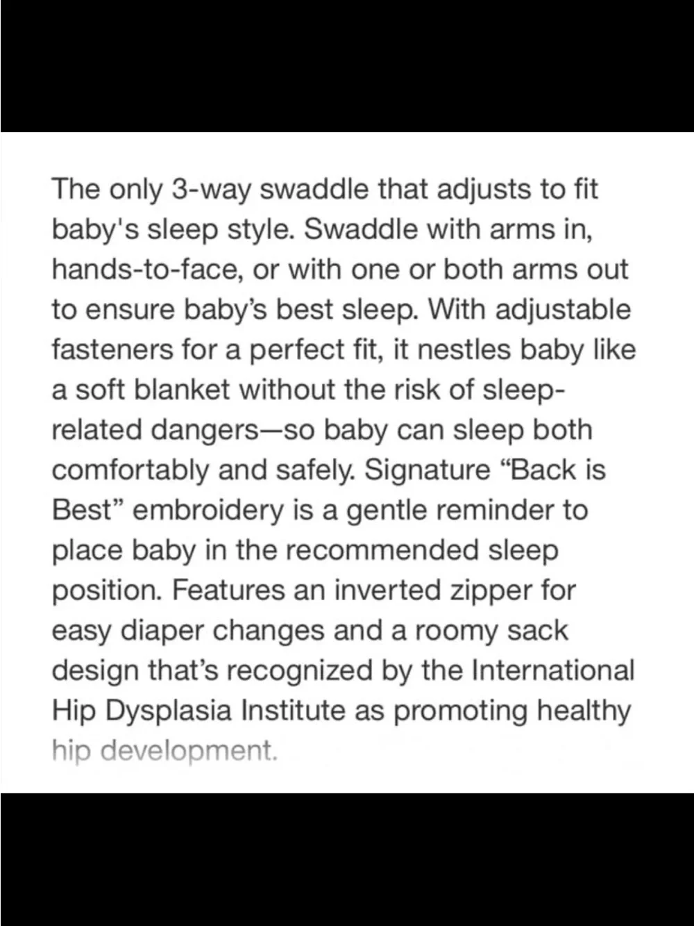 Halo Baby Swaddle Sleep Sack - White Elephant Print